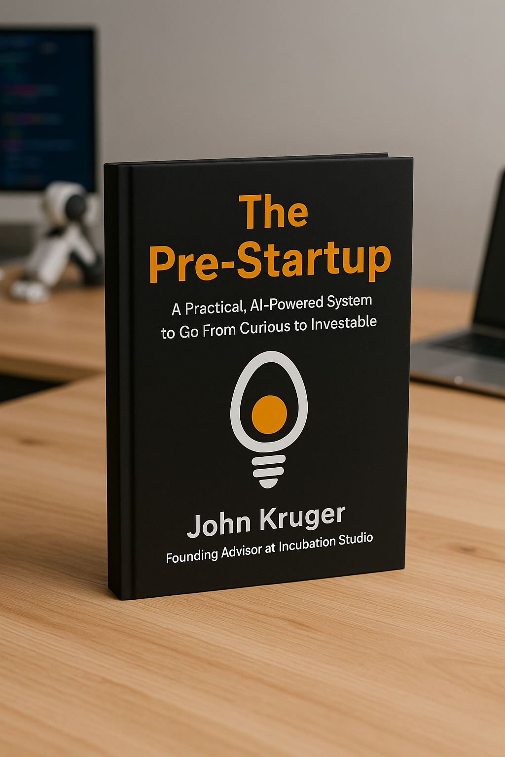 Cover of The Pre-Startup: A Practical, AI-Powered System to Go From Curious to Investable by John Kruger